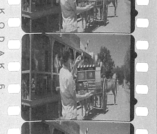 Black and White 35mm Silent Frame