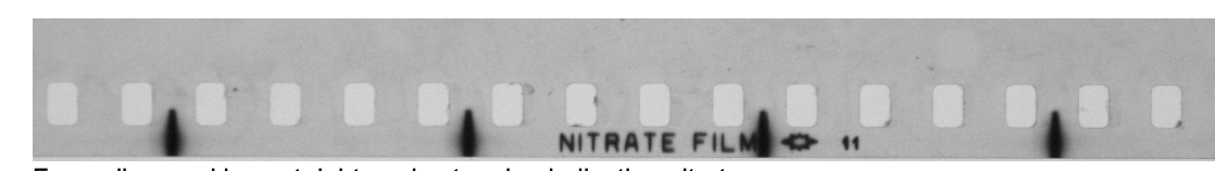 Nitrate Film Franline Marking