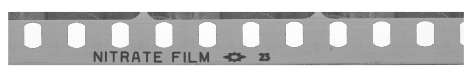Kodak Nitrate Symbol and Strip Number.